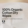 imageThe Honest Company 100 Pure Organic Cotton Dry Wipes  MultiUse Disposable Facial Cloth and Baby Wipe  Hypoallergenic and Gentle on Skin  192 Count48 Count Pack of 1