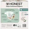 imageThe Honest Company Clean Conscious Diapers for Delicate Skin  Up to 100 Leakproof  Hypoallergenic Fragrance Free  Fall 25 Limited Edition Prints  Club Box Size 3 1628 lbs 62 CountSize 6 40 Count