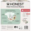imageThe Honest Company Clean Conscious Diapers for Delicate Skin  Up to 100 Leakproof  Hypoallergenic Fragrance Free  Fall 25 Limited Edition Prints  Club Box Size 3 1628 lbs 62 CountSize 4 54 Count