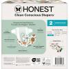 imageThe Honest Company Clean Conscious Diapers for Delicate Skin  Up to 100 Leakproof  Hypoallergenic Fragrance Free  Fall 25 Limited Edition Prints  Club Box Size 3 1628 lbs 62 CountSize 2 72 Count