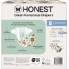 imageThe Honest Company Clean Conscious Diapers for Delicate Skin  Up to 100 Leakproof  Hypoallergenic Fragrance Free  Fall 25 Limited Edition Prints  Club Box Size 3 1628 lbs 62 CountSize 5 44 Count