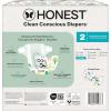 imageThe Honest Company Clean Conscious Diapers for Delicate Skin  Up to 100 Leakproof  Hypoallergenic Fragrance Free  Gender Neutral  Super Club Box Size 1 814 lbs 136 Count Prints May VaryMulticolored Giraffes  Barnyard Babies