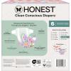imageThe Honest Company Clean Conscious Diapers for Delicate Skin  Up to 100 Leakproof  Hypoallergenic Fragrance Free  Gender Neutral  Super Club Box Size 1 814 lbs 136 Count Prints May VarySkys the Limit  Wingin It