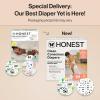 imageThe Honest Company Clean Conscious Diapers for Delicate Skin  Up to 100 Leakproof  Hypoallergenic Fragrance Free  Gender Neutral  Super Club Box Size 1 814 lbs 136 Count Prints May VaryBarnyard Babies  Pattern Play