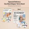 imageThe Honest Company Clean Conscious Diapers for Delicate Skin  Up to 100 Leakproof  Hypoallergenic Fragrance Free  Gender Neutral  Super Club Box Size 1 814 lbs 136 Count Prints May VaryAll the Letters  Its a Pawty