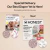 imageThe Honest Company Clean Conscious Diapers for Delicate Skin  Up to 100 Leakproof  Hypoallergenic Fragrance Free  Gender Neutral  Super Club Box Size 1 814 lbs 136 Count Prints May VaryWild Thang  All the Alpacas
