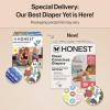 imageThe Honest Company Clean Conscious Diapers for Delicate Skin  Up to 100 Leakproof  Hypoallergenic Fragrance Free  Gender Neutral  Super Club Box Size 1 814 lbs 136 Count Prints May VaryDonut Grow Up  Cactus Cuties