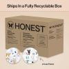 imageThe Honest Company Clean Conscious Diapers for Delicate Skin  Up to 100 Leakproof  Hypoallergenic Fragrance Free  Gender Neutral  Super Club Box Size 1 814 lbs 136 Count Prints May VarySpace Travel  Its a Pawty