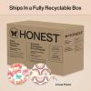 imageThe Honest Company Clean Conscious Diapers for Delicate Skin  Up to 100 Leakproof  Hypoallergenic Fragrance Free  Gender Neutral  Super Club Box Size 1 814 lbs 136 Count Prints May VaryWingin It  Catching Rainbows