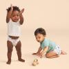 imageThe Honest Company Clean Conscious Diapers for Delicate Skin  Up to 100 Leakproof  Hypoallergenic Fragrance Free  Gender Neutral  Super Club Box Size 1 814 lbs 136 Count Prints May VarySpace Travel  Its a Pawty