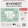 imageThe Honest Company Clean Conscious Diapers for Delicate Skin  Up to 100 Leakproof  Hypoallergenic Fragrance Free  Gender Neutral  Super Club Box Size 1 814 lbs 136 Count Prints May VaryWild Thang  All the Alpacas