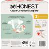 imageThe Honest Company Clean Conscious Diapers for Delicate Skin  Up to 100 Leakproof  Hypoallergenic Fragrance Free  Gender Neutral  Super Club Box Size 1 814 lbs 136 Count Prints May VaryJust Peachy  Flower Power