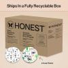 imageThe Honest Company Clean Conscious Diapers for Delicate Skin  Up to 100 Leakproof  Hypoallergenic Fragrance Free  Gender Neutral  Super Club Box Size 1 814 lbs 136 Count Prints May VaryBarnyard Babies  Pattern Play