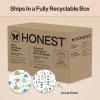 imageThe Honest Company Clean Conscious Diapers for Delicate Skin  Up to 100 Leakproof  Hypoallergenic Fragrance Free  Gender Neutral  Super Club Box Size 1 814 lbs 136 Count Prints May VaryTurtle Time  Pattern Play