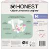 imageThe Honest Company Clean Conscious Diapers for Delicate Skin  Up to 100 Leakproof  Hypoallergenic Fragrance Free  Gender Neutral  Super Club Box Size 1 814 lbs 136 Count Prints May VaryRose Blossom  Tutu Cute