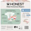 imageThe Honest Company Clean Conscious Diapers for Delicate Skin  Up to 100 Leakproof  Hypoallergenic Fragrance Free  Gender Neutral  Super Club Box Size 1 814 lbs 136 Count Prints May VaryWingin It  Catching Rainbows