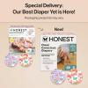 imageThe Honest Company Clean Conscious Diapers for Delicate Skin  Up to 100 Leakproof  Hypoallergenic Fragrance Free  Gender Neutral  Super Club Box Size 1 814 lbs 136 Count Prints May VarySkys the Limit  Wingin It