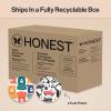 imageThe Honest Company Clean Conscious Diapers for Delicate Skin  Up to 100 Leakproof  Hypoallergenic Fragrance Free  Gender Neutral  Super Club Box Size 1 814 lbs 136 Count Prints May VaryBeary Cool  Big Trucks