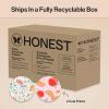 imageThe Honest Company Clean Conscious Diapers for Delicate Skin  Up to 100 Leakproof  Hypoallergenic Fragrance Free  Gender Neutral  Super Club Box Size 1 814 lbs 136 Count Prints May VaryJust Peachy  Flower Power
