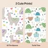 imageThe Honest Company Clean Conscious Diapers for Delicate Skin  Up to 100 Leakproof  Hypoallergenic Fragrance Free  Gender Neutral  Super Club Box Size 1 814 lbs 136 Count Prints May VaryAll the Alpacas  Turtle Time