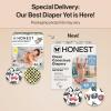 imageThe Honest Company Clean Conscious Diapers for Delicate Skin  Up to 100 Leakproof  Hypoallergenic Fragrance Free  Gender Neutral  Super Club Box Size 1 814 lbs 136 Count Prints May VaryBig Trucks  All the Letters