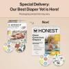 imageThe Honest Company Clean Conscious Diapers for Delicate Skin  Up to 100 Leakproof  Hypoallergenic Fragrance Free  Gender Neutral  Super Club Box Size 1 814 lbs 136 Count Prints May VaryBarnyard Babies  Donut Grow Up