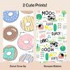 imageThe Honest Company Clean Conscious Diapers for Delicate Skin  Up to 100 Leakproof  Hypoallergenic Fragrance Free  Gender Neutral  Super Club Box Size 1 814 lbs 136 Count Prints May VaryBarnyard Babies  Donut Grow Up