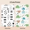 imageThe Honest Company Clean Conscious Diapers for Delicate Skin  Up to 100 Leakproof  Hypoallergenic Fragrance Free  Gender Neutral  Super Club Box Size 1 814 lbs 136 Count Prints May VaryTurtle Time  Pattern Play