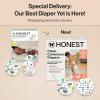 imageThe Honest Company Clean Conscious Diapers for Delicate Skin  Up to 100 Leakproof  Hypoallergenic Fragrance Free  Gender Neutral  Super Club Box Size 1 814 lbs 136 Count Prints May VaryBarnyard Babies  Pattern Play