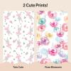 imageThe Honest Company Clean Conscious Diapers for Delicate Skin  Up to 100 Leakproof  Hypoallergenic Fragrance Free  Gender Neutral  Super Club Box Size 1 814 lbs 136 Count Prints May VaryRose Blossom  Tutu Cute