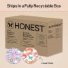 imageThe Honest Company Clean Conscious Diapers for Delicate Skin  Up to 100 Leakproof  Hypoallergenic Fragrance Free  Gender Neutral  Super Club Box Size 1 814 lbs 136 Count Prints May VarySkys the Limit  Wingin It