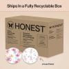 imageThe Honest Company Clean Conscious Diapers for Delicate Skin  Up to 100 Leakproof  Hypoallergenic Fragrance Free  Gender Neutral  Super Club Box Size 1 814 lbs 136 Count Prints May VaryRose Blossom  Tutu Cute