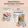imageThe Honest Company Clean Conscious Diapers for Delicate Skin  Up to 100 Leakproof  Hypoallergenic Fragrance Free  Gender Neutral  Super Club Box Size 1 814 lbs 136 Count Prints May VaryBeary Cool  Big Trucks