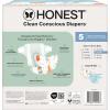 imageThe Honest Company Clean Conscious Diapers for Delicate Skin  Up to 100 Leakproof  Hypoallergenic Fragrance Free  Summer 25 Limited Edition Prints  Club Box Size 5 27 lbs 44 CountSize 5 44 Count
