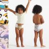 imageThe Honest Company Clean Conscious Training Pants for Sensitive Skin  Hypoallergenic Fragrance Free  Lets Color  See Me Rollin  Size 4T5T 38 lbs 48 CountRompin  Stompin  Diggin It