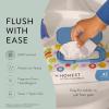 imageThe Honest Company Family Flushables Bundle for Sensitive Skin  Adult Flushable Wipes 42 Count  Toddler Flushable Wipes 42 Count  Fragrance Free Hypoallergenic 99 Water Safe to Flush