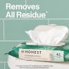 imageThe Honest Company Flushable Wipes for Sensitive Skin  Fragrance Free Hypoallergenic 99 Water Safe to Flush  pH Balanced Feminine Wipes  Tropical Leaves 42 CountTropical Leaves