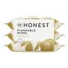 imageThe Honest Company Flushable Wipes for Sensitive Skin  Fragrance Free Hypoallergenic 99 Water Safe to Flush  pH Balanced Feminine Wipes  Tropical Leaves 42 CountGilded Wings