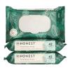 imageThe Honest Company Flushable Wipes for Sensitive Skin  Fragrance Free Hypoallergenic 99 Water Safe to Flush  pH Balanced Feminine Wipes  Tropical Leaves 42 CountTropical Leaves