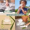 imageThe Honest Company PlantBased Toddler Flushable Wipes  Designed for Potty Training  99 Water Hypoallergenic EWG Verified Safe to Flush  Fragrance Free 42 CountUnscented