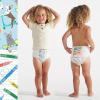 imageThe Honest Company Potty Training Bundle  Plant Based Fragrance Free Toddler Flushable Wipes 42 Count  Size 2T3T Training Pants 66 Count up to 34 lbs  Lets Color  See Me Rollin