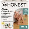 imageThe Honest Company Clean Conscious Diapers for Delicate Skin  Up to 100 Leakproof  Hypoallergenic Fragrance Free  Fall 25 Limited Edition Prints  Club Box Size 3 1628 lbs 62 CountSize 6 40 Count