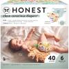 imageThe Honest Company Clean Conscious Diapers for Sensitive Skin  Hypoallergenic Fragrance Free  Spring 25 Limited Edition Prints  Club Box Size 6 35 lbs 40 CountSize 6 40 Count