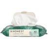 imageThe Honest Company Flushable Wipes for Sensitive Skin  Fragrance Free Hypoallergenic 99 Water Safe to Flush  pH Balanced Feminine Wipes  Tropical Leaves 42 CountTropical Leaves
