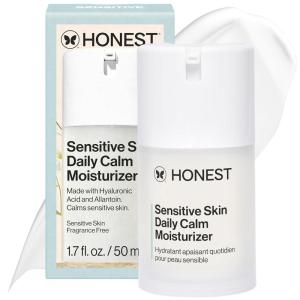 imageHonest Beauty Sensitive Skin Daily Calm Lightweight Moisturizer  Reduces Redness Hydrates  Calms Skin  Hypoallergenic Fragrance Free Vegan  17 fl ozThe Daily Calm Lightweight Moisturizer