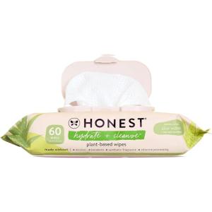 imageThe Honest Company Calm  Cleanse Naturally Scented Wipes  Cleansing MultiTasking Wipes  99 Water Plant Based Hypoallergenic  Lavender 60 CountAloe Cucumber Hydrate