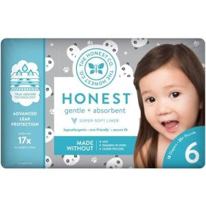 imageThe Honest Company Clean Conscious Diapers  PlantBased Sustainable  Fall 23 Limited Edition Prints  Club Box Size 1 814 lbs 80 CountBlue