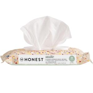 imageThe Honest Company Clean Conscious MultiUse Wipes  Hypoallergenic  Unscented for Sensitive Skin  Over 99 Water Compostable Plant Based Baby Wipes  Geo Mood 288 CountTerrazzo