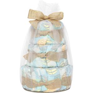 imageThe Honest Company Diaper Cake  Clean Conscious Diapers Baby Personal Care PlantBased Wipes  Turtle Time  Regular Size 1 814 lbs 35 CountAbove It All