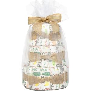 imageThe Honest Company Diaper Cake  Clean Conscious Diapers Baby Personal Care PlantBased Wipes  Turtle Time  Regular Size 1 814 lbs 35 CountBarnyard Babies
